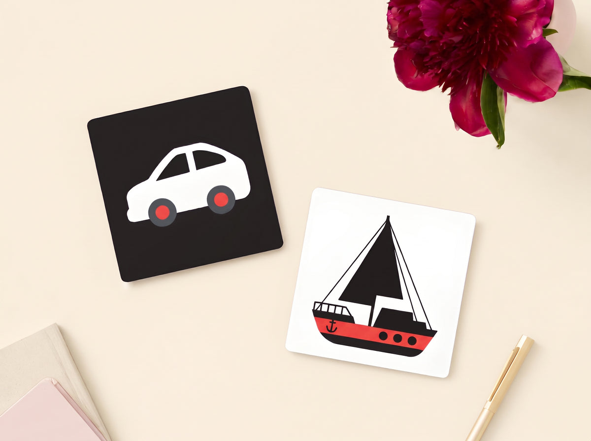 Black and White Cards