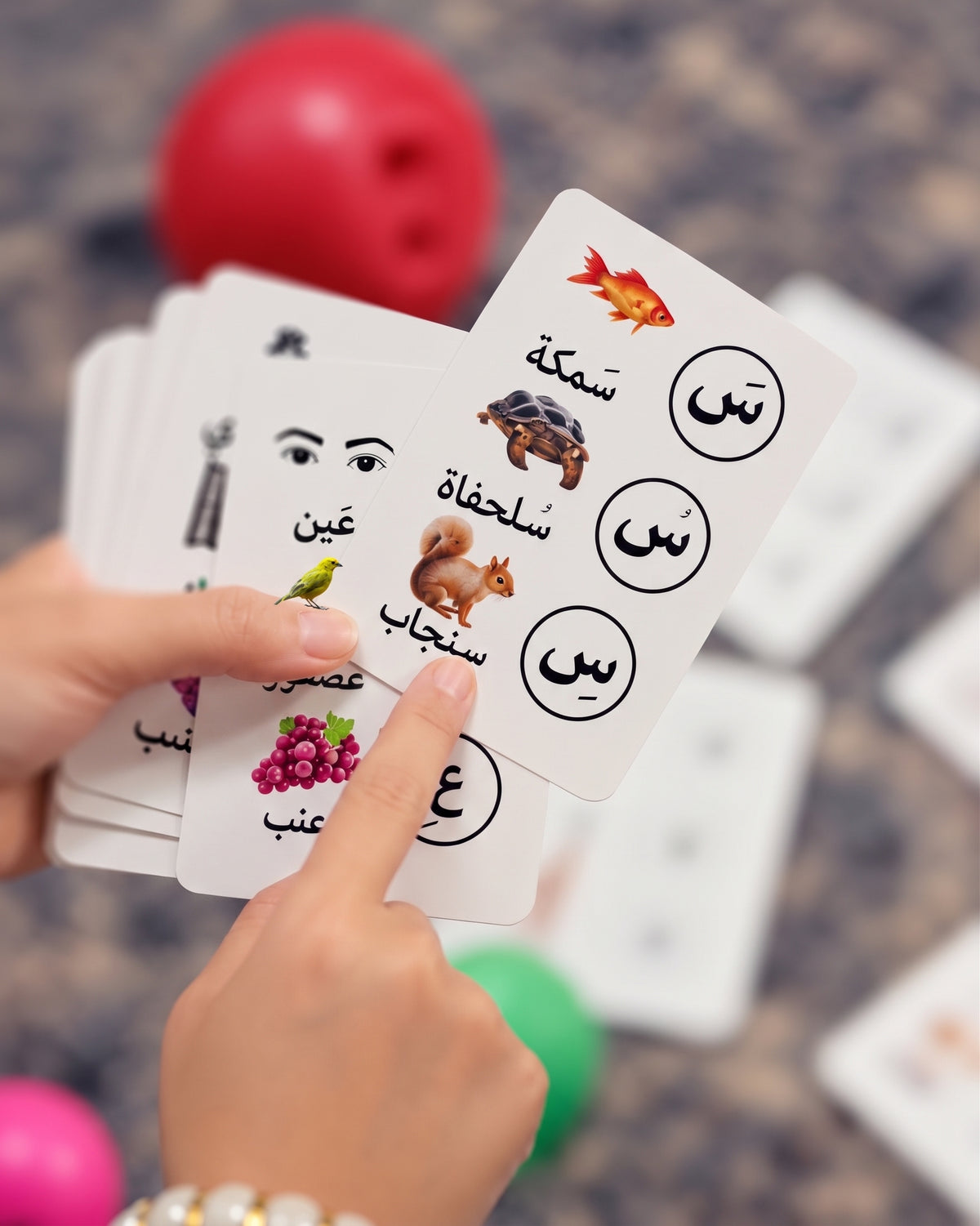 Arabic Letters with Short Vowels