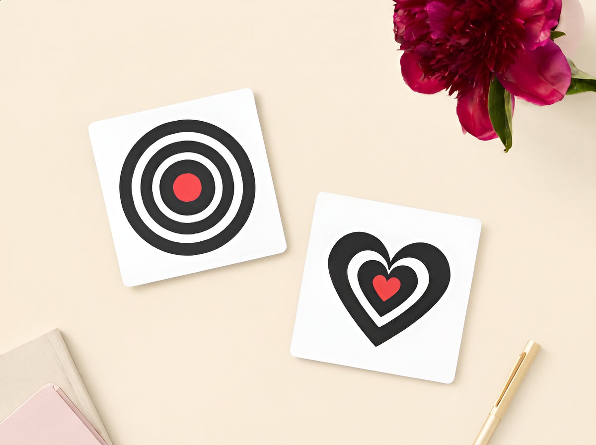 Black and White Cards